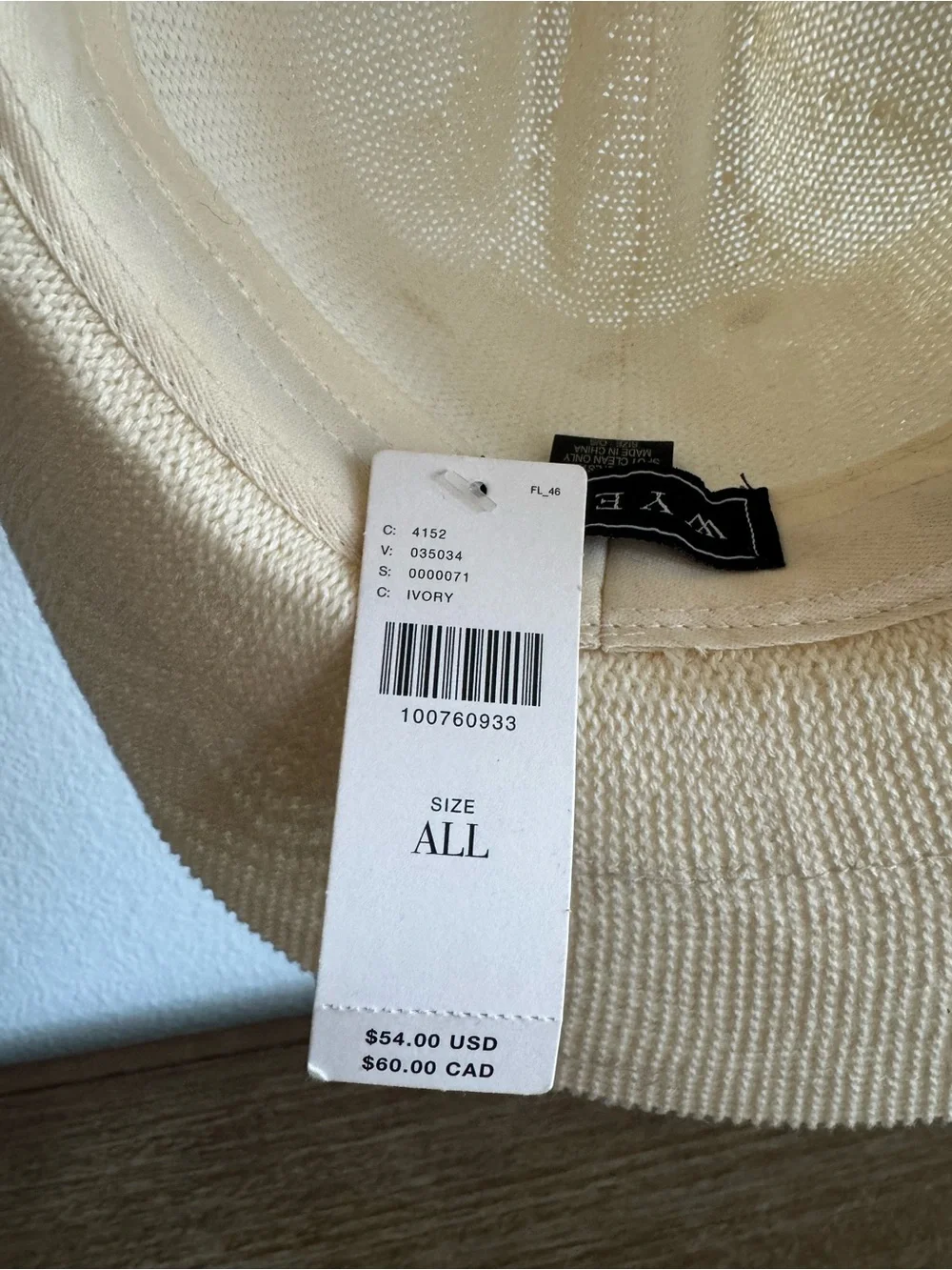 Wyeth Packable Rancher Hat